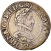 Coin, France, Béarn, Henri II, Franc, 1584, Pau, EF(40-45), Silver