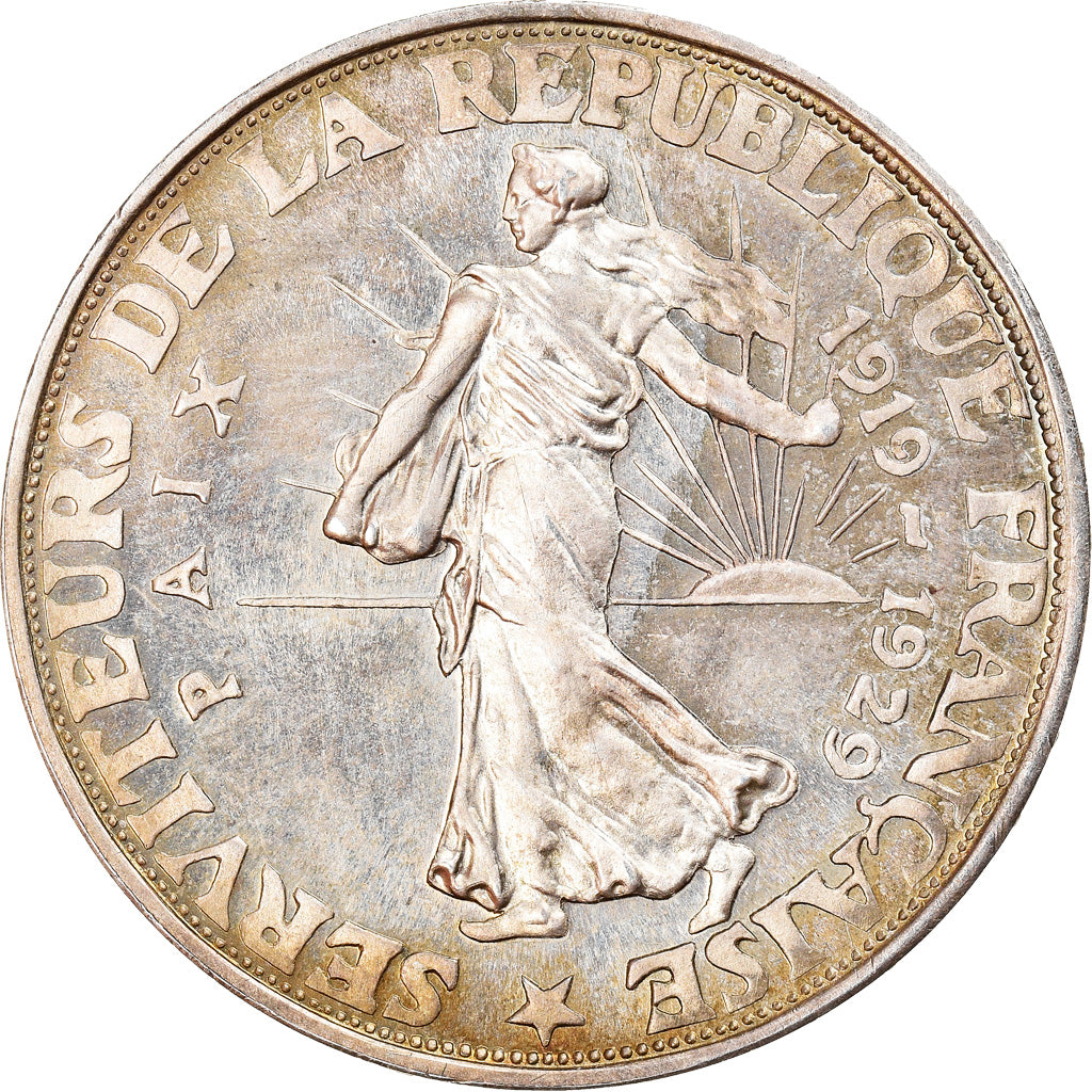 Monnaie, France, Clémenceau, Poincaré, Briand, 20 Francs, 1929, Paris, SPL