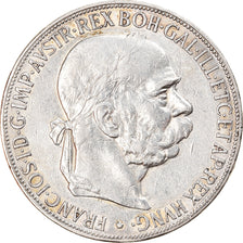 Moneda, Austria, Franz Joseph I, 5 Corona, 1900, MBC+, Plata, KM:2807