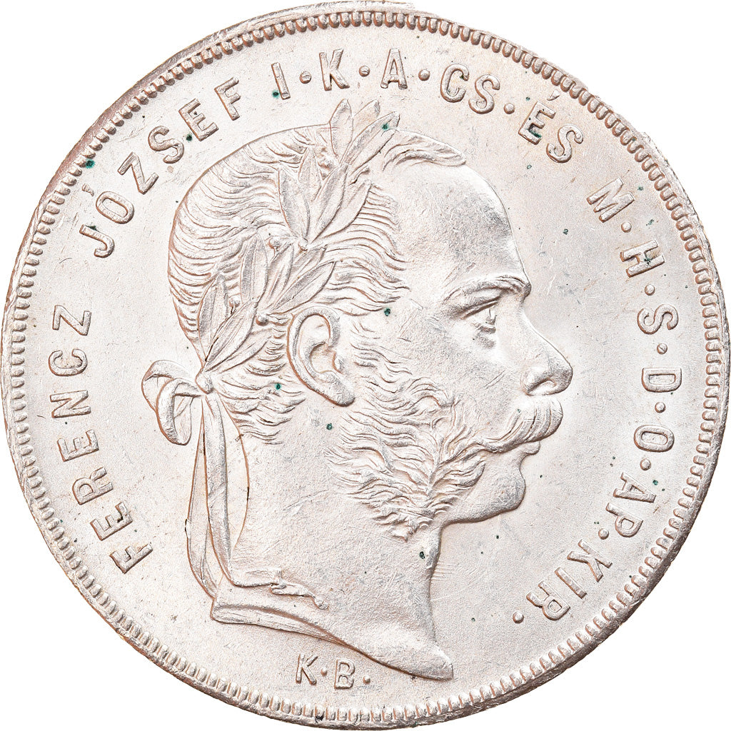 Coin, Hungary, Franz Joseph I, Forint, 1879, Kremnitz, MS(63), Silver, KM:453.1