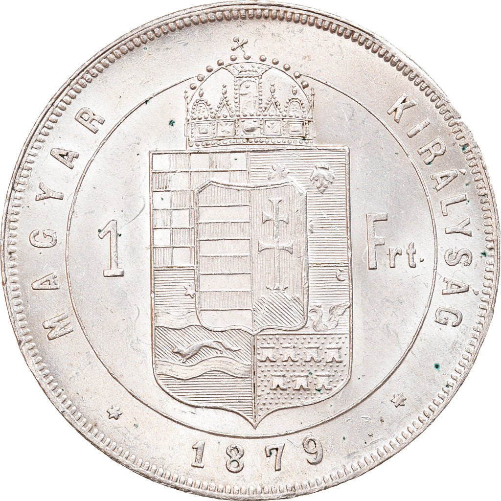 Coin, Hungary, Franz Joseph I, Forint, 1879, Kremnitz, MS(63), Silver, KM:453.1