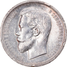 Monnaie, Russie, Nicholas II, 50 Kopeks, 1913, St. Petersburg, SUP, Argent