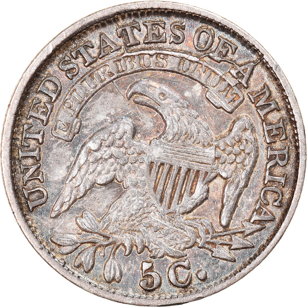 Coin, United States, Liberty Cap Half Dime, Half Dime, 1833, U.S. Mint