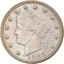 Moneta, Stati Uniti, Liberty Nickel, 5 Cents, 1883, U.S. Mint, Philadelphia