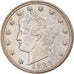 Coin, United States, Liberty Nickel, 5 Cents, 1883, U.S. Mint, Philadelphia
