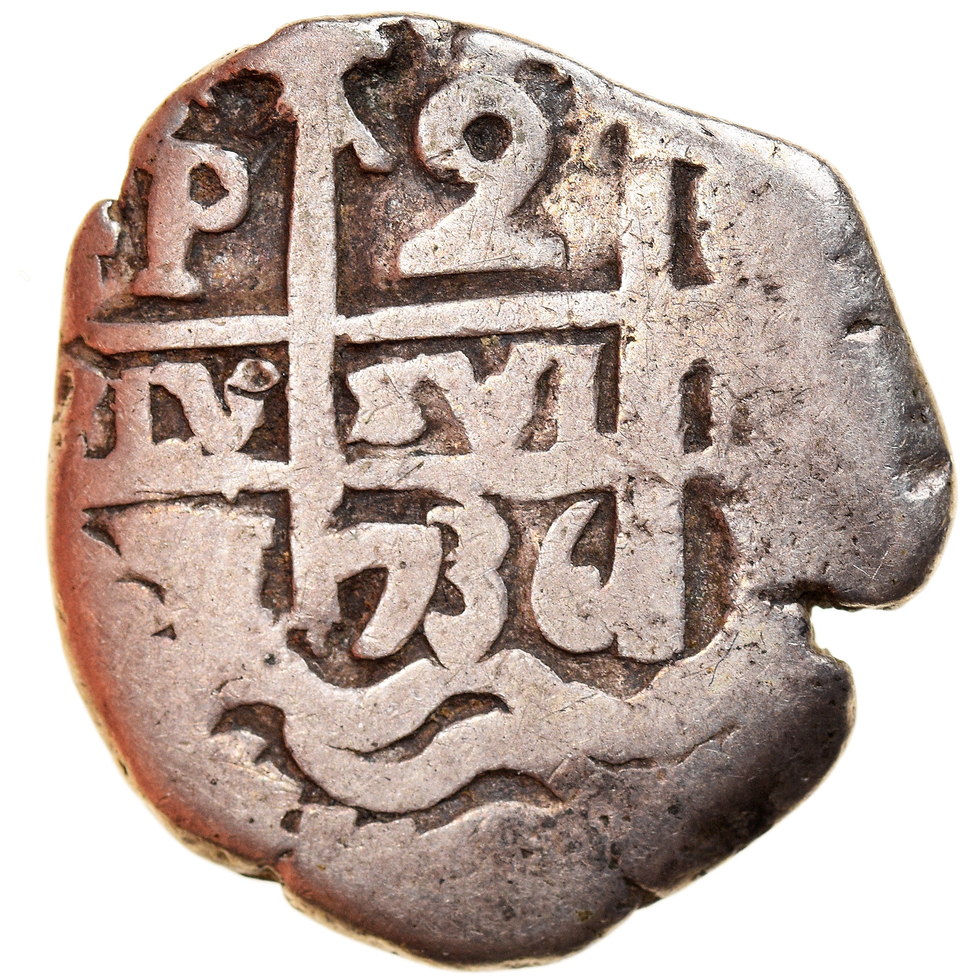Coin, Bolivia, Philip V, 2 Reales, 1736, Potosi, COB, VF(30-35), Silver, KM:29a