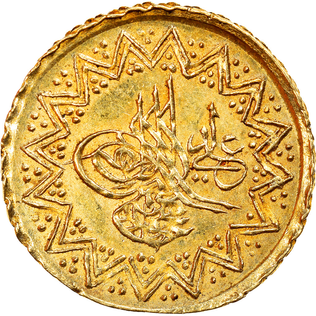 Coin, Turkey, Mahmud II, 1/4 New Adli Altin, 1831 (1223//24), Qustantiniyah