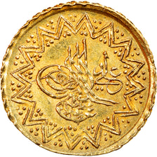 Coin, Turkey, Mahmud II, 1/4 New Adli Altin, 1831 (1223//24), Qustantiniyah
