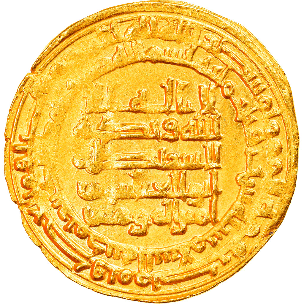 Moneta, Abbasid Caliphate, al-Muqtadir, Dinar, AH 302 (914/915), Madinat