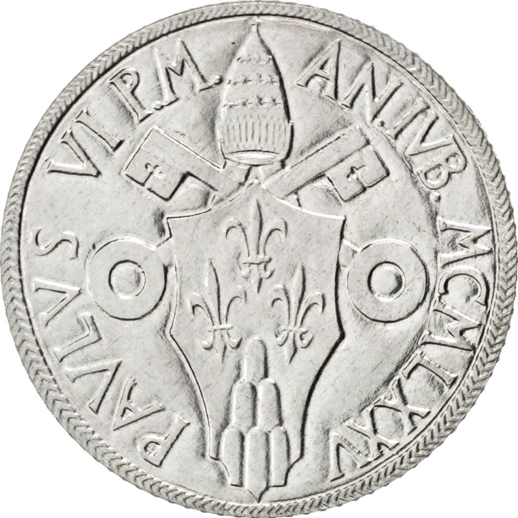 Monnaie, Cité du Vatican, Paul VI, 2 Lire, 1975, SPL, Aluminium, KM:125