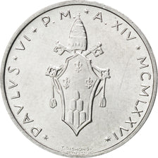 VATICAN CITY, Lira, 1976, KM #116, MS(63), Aluminum, 17, 0.62