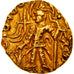 Moneta, Kushan Empire, Vasudeva II, 1/4 Dinar, 290-310, Pedigree, BB+, Oro
