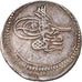Moneda, Turquía, Mahmud I, Onluk, AH 1143 (1730), Tiflis, MBC, Plata, KM:203