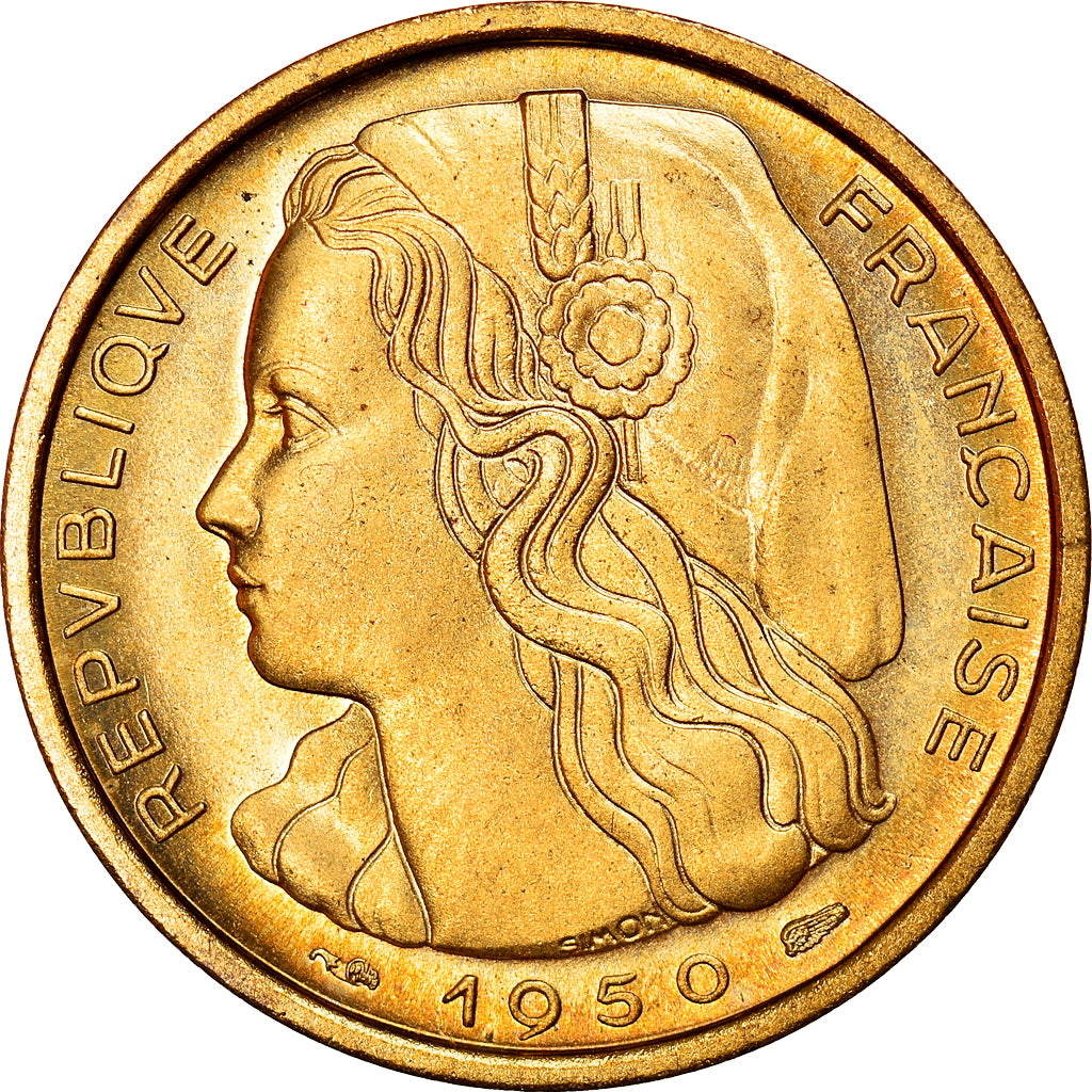Moneda, Francia, Essai de Simon, 20 Francs, 1950, Paris, ESSAI, SC