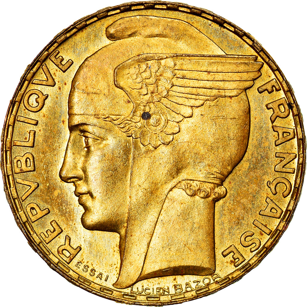 Monnaie, France, Bazor, 100 Francs, 1929, Paris, ESSAI, SPL, Aluminium-Bronze