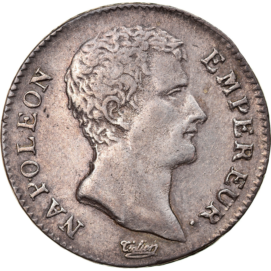Coin, France, Napoléon I, Franc, AN 13, Paris, EF(40-45), Silver, KM:656.1