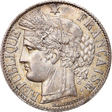 Coin, France, Cérès, Franc, 1872, Paris, AU(55-58), Silver, KM:822.1