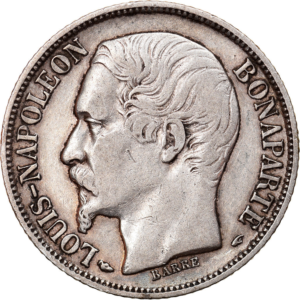 Moeda, França, Napoleon III, Napoléon III, Franc, 1852, Paris, EF(40-45)