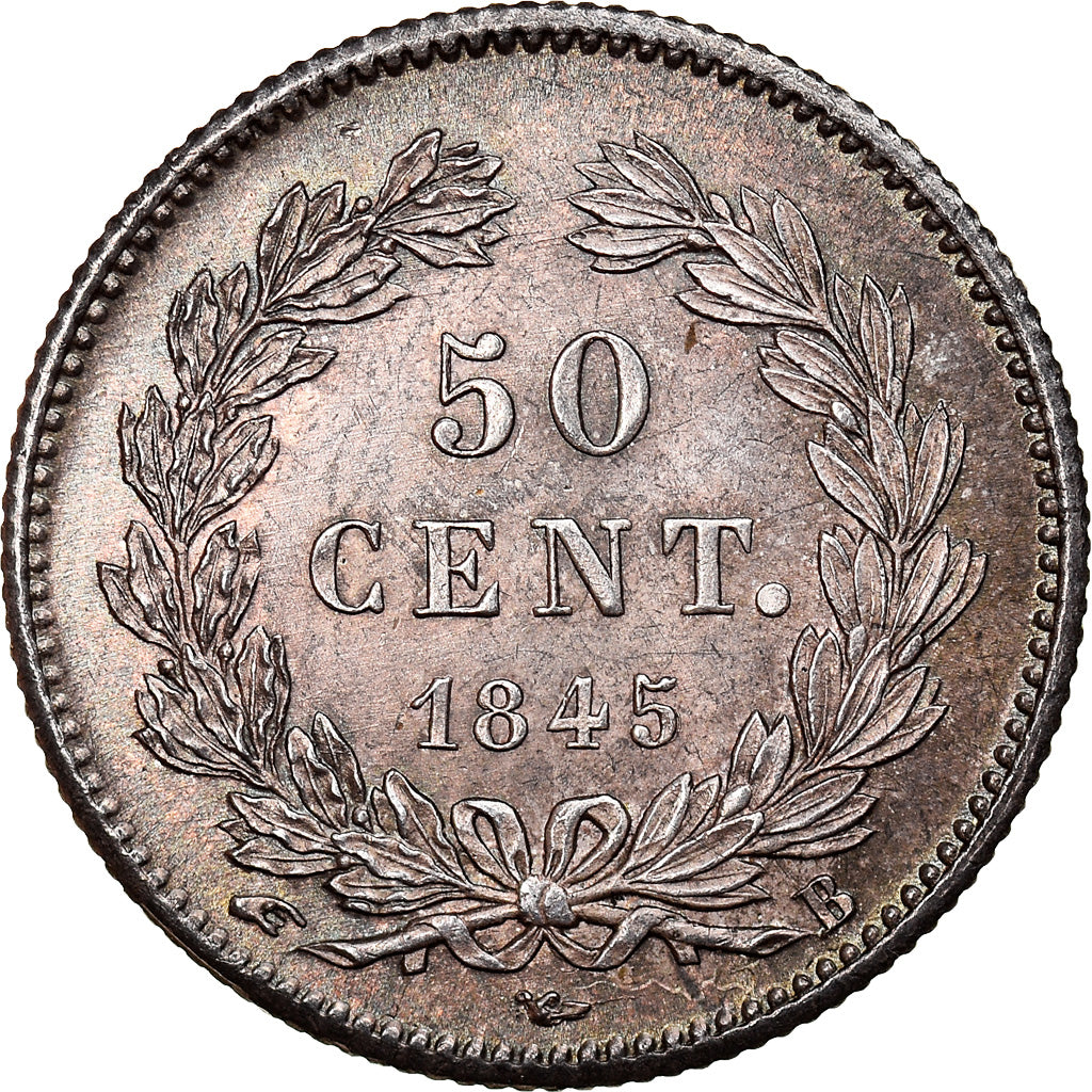 Münze, Frankreich, Louis-Philippe, 50 Centimes, 1845, Rouen, VZ+, Silber