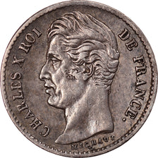 Munten, Frankrijk, Charles X, 1/4 Franc, 1829, Lille, ZF+, Zilver, KM:722.12