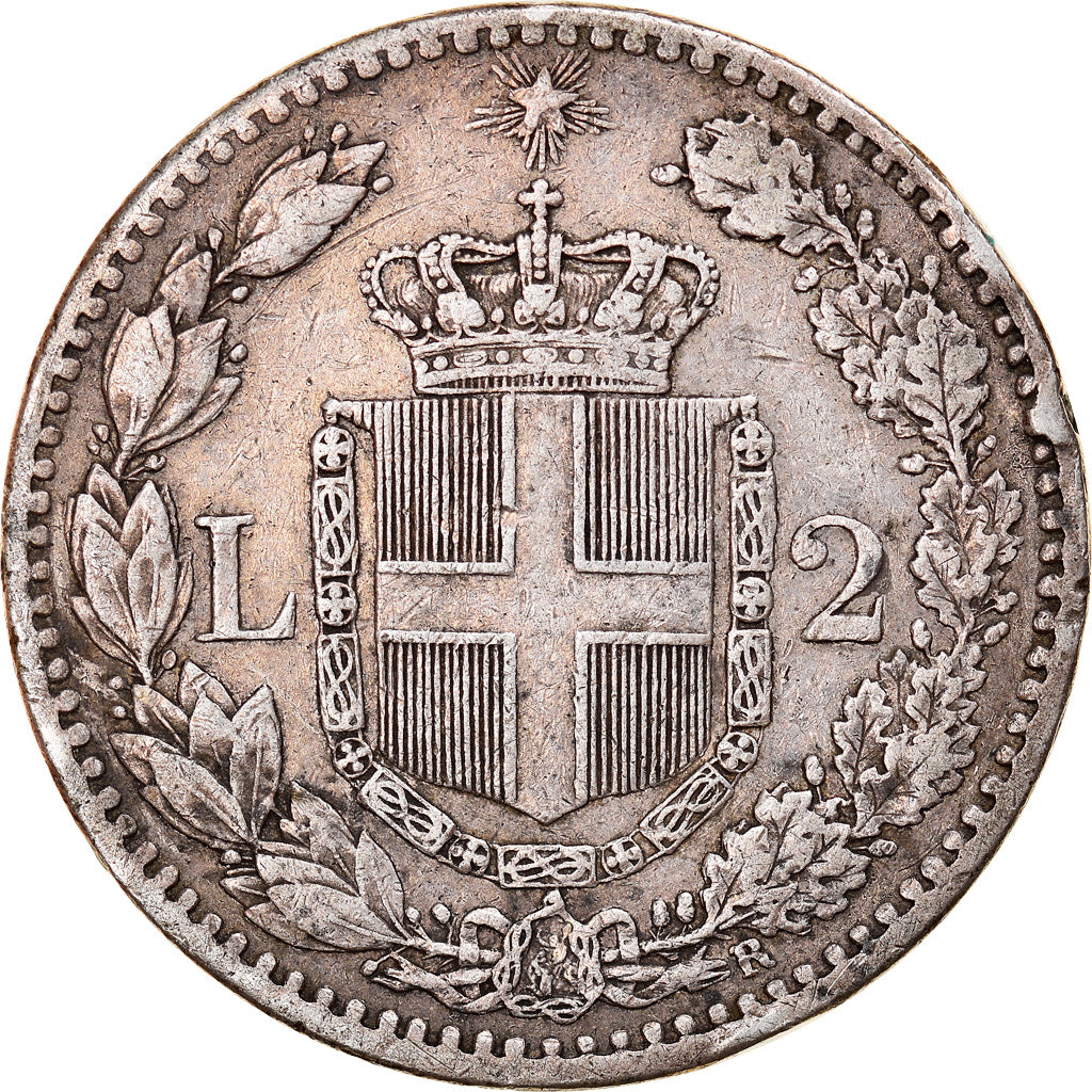 Monnaie, Italie, Umberto I, 2 Lire, 1881, Rome, TTB, Argent, KM:23