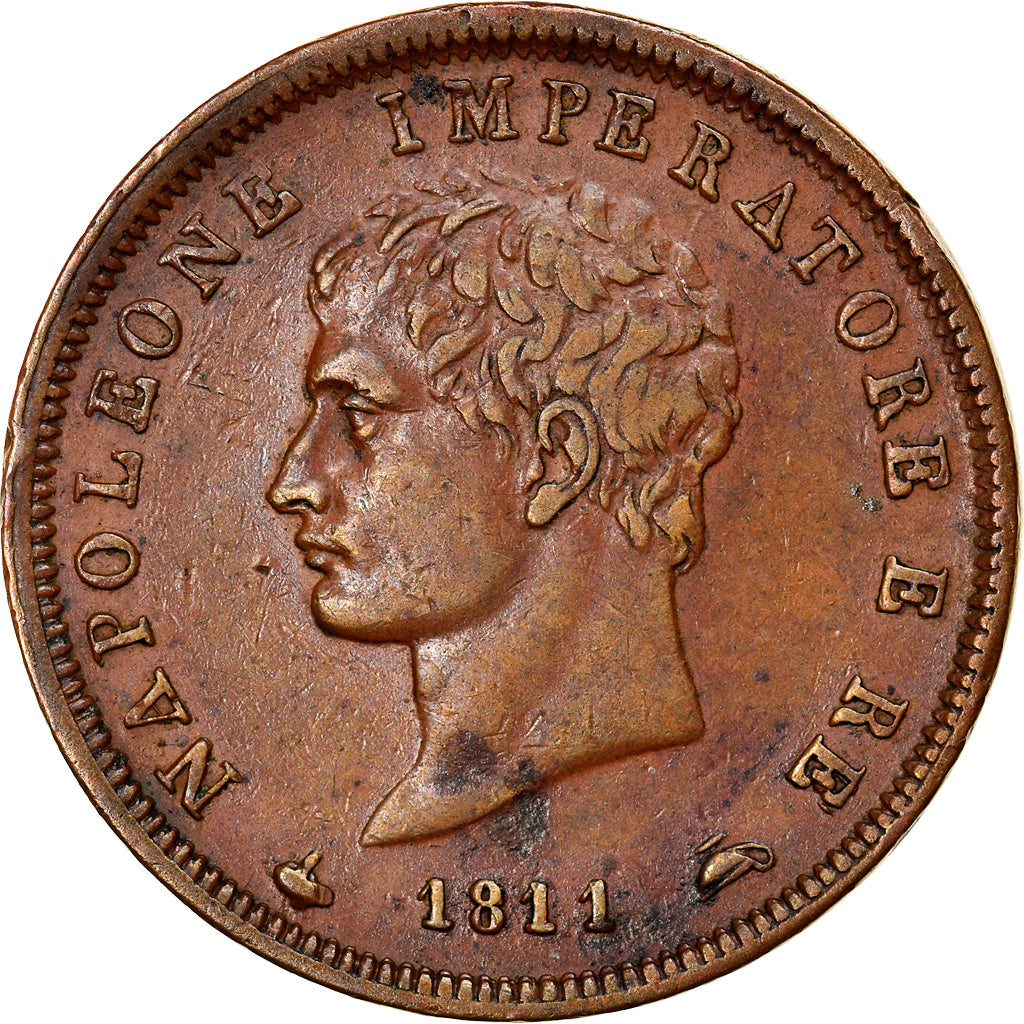 Coin, ITALIAN STATES, KINGDOM OF NAPOLEON, Napoleon I, Soldo, 1811, Milan