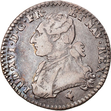 Moneta, Francia, Louis XVI, 1/10 Écu, 12 Sols, 1/10 ECU, 1781, Paris, MB+