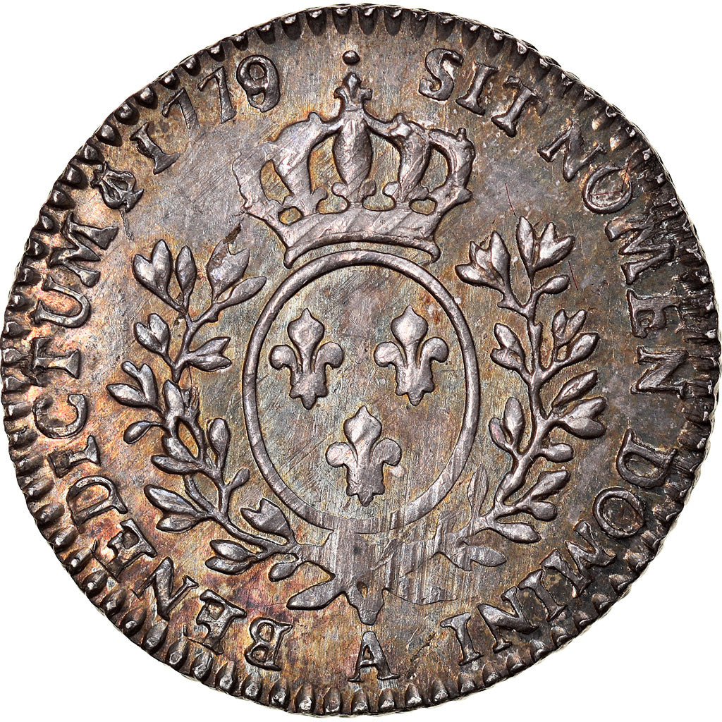 Monnaie, France, Louis XVI, 1/10 Écu, 12 Sols, 1/10 ECU, 1779/8, Paris, SUP+