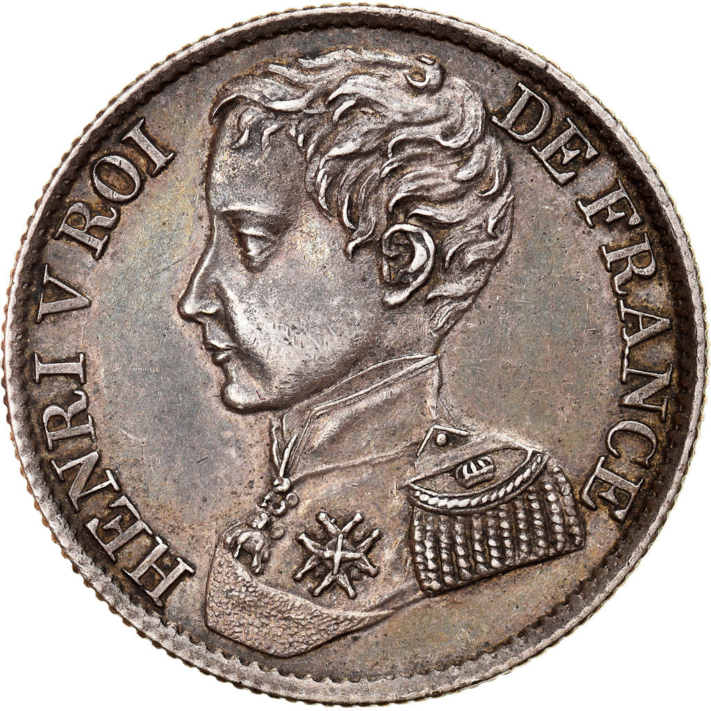 Moneta, Francia, Henri V, Franc, 1831, SPL-, Argento, KM:28.2, Gadoury:451