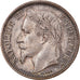 Moneta, Francia, Napoleon III, Napoléon III, Franc, 1868, Paris, BB+, Argento