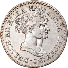Münze, Italien Staaten, LUCCA, Felix and Elisa, Franco, 1806, Firenze, SS