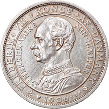 Münze, Dänemark, Frederik VIII, 2 Kroner, 1906, Copenhagen, SS+, Silber