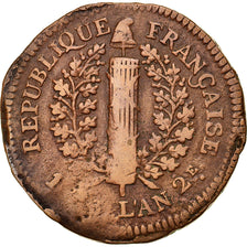 Coin, German States, MAINZ, Friedrich Karl Josef, 5 Sols, 1793, Mayence