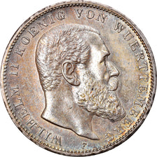 Munten, Duitse staten, WURTTEMBERG, Wilhelm II, 3 Mark, 1912, Freudenstadt, ZF+