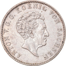 Coin, German States, SAXONY-ALBERTINE, Anton, Thaler, 1830, Dresden, AU(50-53)