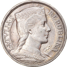Münze, Latvia, 5 Lati, 1929, SS, Silber, KM:9