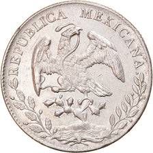 Coin, Mexico, 8 Reales, 1895, Culiacan, AU(55-58), Silver, KM:377.3