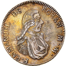 Coin, MALTA, ORDER OF, Emmanuel de Rohan, 2 Scudi, 1796, AU(50-53), Silver