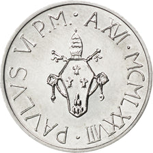 VATICAN CITY, 5 Lire, 1978, KM #133, MS(63), Aluminum, 20, 0.98
