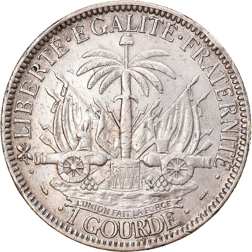 Monnaie, Haïti, Gourde, 1887, Paris, TTB, Argent, KM:46
