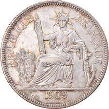 Münze, FRENCH INDO-CHINA, Piastre, 1903, Paris, SS, Silber, KM:5a.1