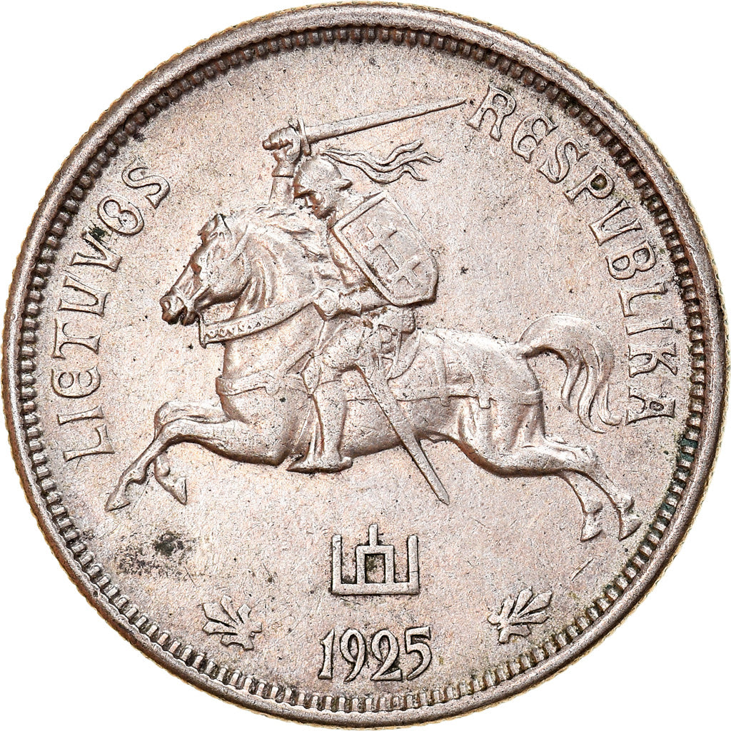 Coin, Lithuania, 5 Litai, 1925, King's Norton, EF(40-45), Silver, KM:78