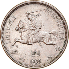 Coin, Lithuania, 5 Litai, 1925, King's Norton, EF(40-45), Silver, KM:78