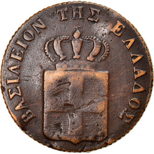 Coin, Greece, Othon, 2 Lepta, 1844, Athens, VF(20-25), Copper, KM:23