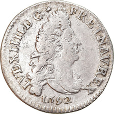 Münze, Frankreich, Louis XIV, 4 Sols aux 2 L, 4 Sols 2 Deniers, 1692, Troyes