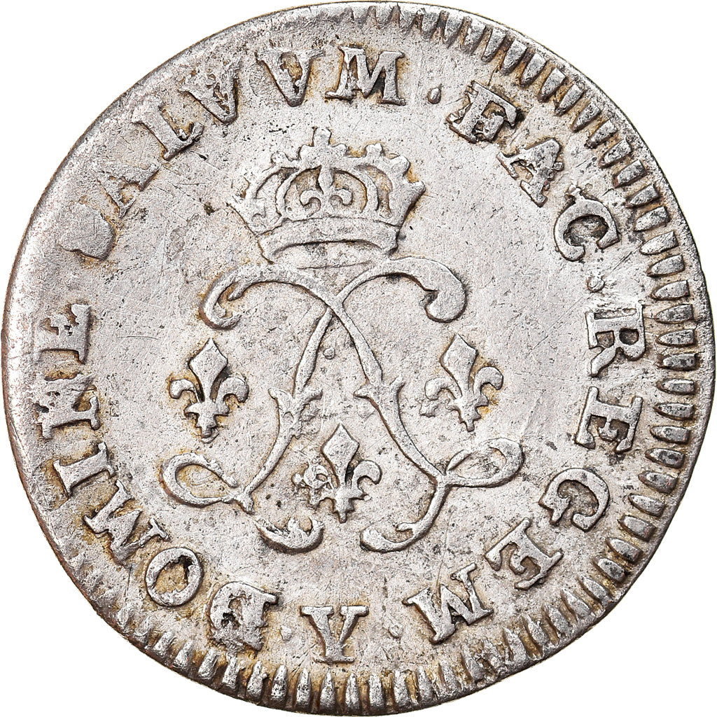Münze, Frankreich, Louis XIV, 4 Sols aux 2 L, 4 Sols 2 Deniers, 1692, Troyes