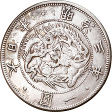 Moneda, Japón, Mutsuhito, Yen, 1870, BC+, Plata, KM:5.1