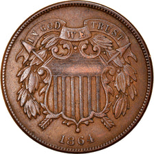 Moneta, Stati Uniti, 2 Cents, 1864, U.S. Mint, Philadelphia, BB