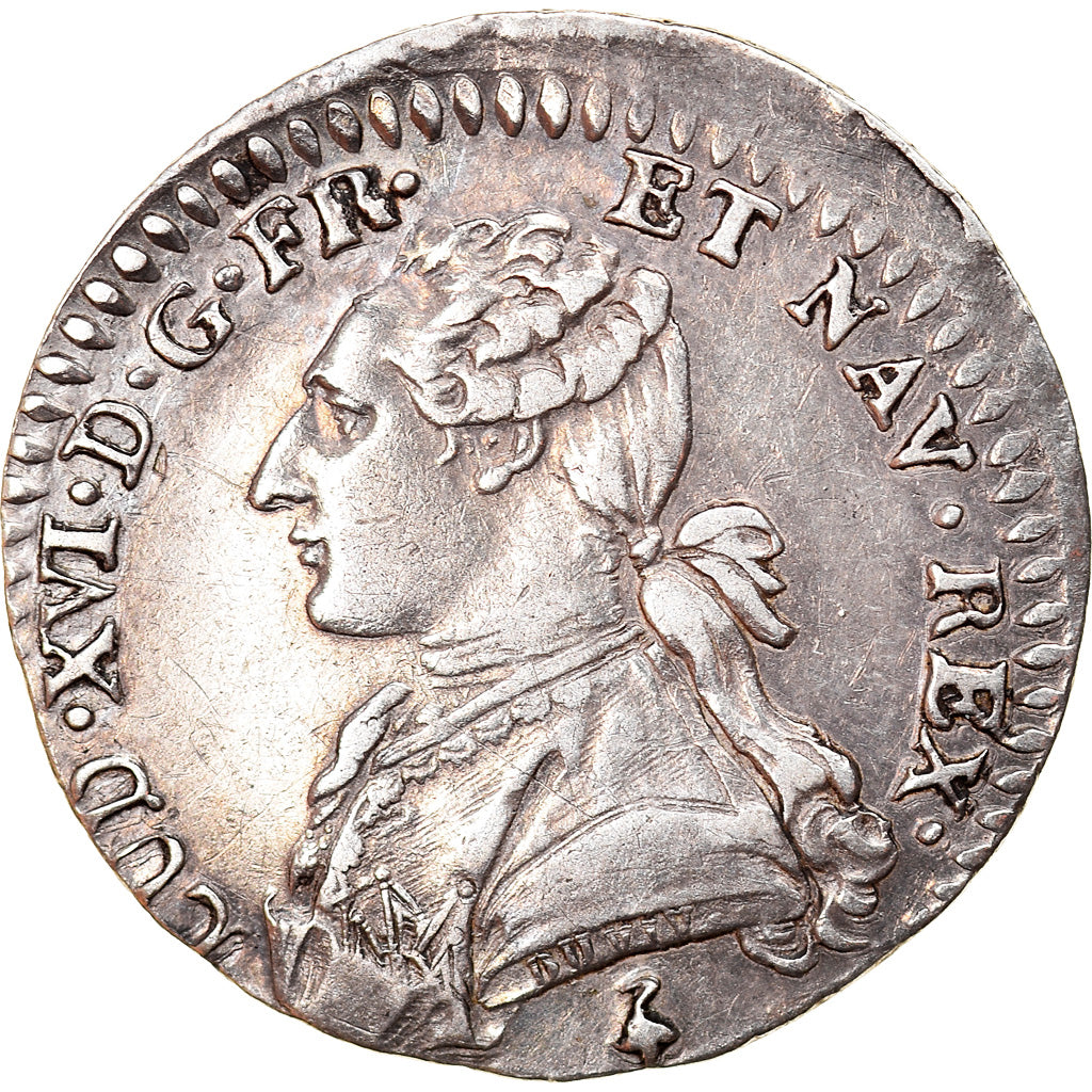 Moneta, Francia, Louis XVI, 1/10 Écu, 12 Sols, 1/10 ECU, 1783, Paris, BB+