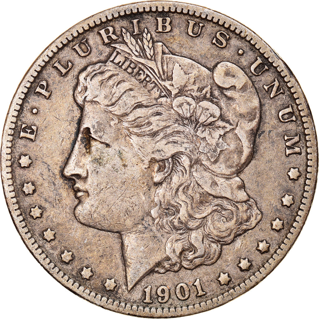 Coin, United States, Morgan Dollar, Dollar, 1901, U.S. Mint, New Orleans